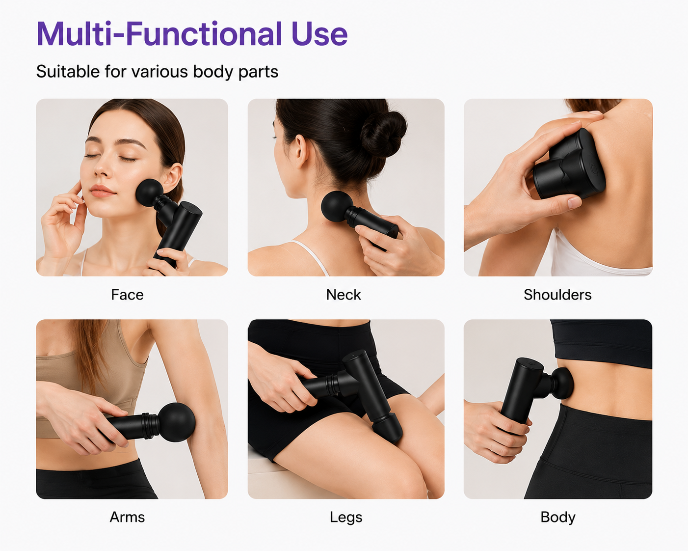 Mini Facial Massage Gun – Portable Deep Relaxation & Muscle Relief Device
